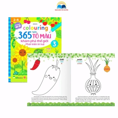 Sách Colouring 365 Ngày Tô Màu Bé 2-6 Tuổi - Phát Triển Trí Tuệ, Giá 177.120₫
