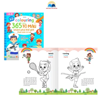 Sách Colouring 365 Ngày Tô Màu Bé 2-6 Tuổi - Phát Triển Trí Tuệ, Giá 177.120₫