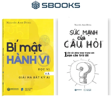 Sách Combo 2 cuốn Bí Mật Hành Vi + Sức Mạnh Câu Hỏi - Nguyễn Anh Dũng | Sbooks 2 Sách Combo 2 cuốn Bí Mật Hành Vi + Sức Mạnh Câu Hỏi - Nguyễn Anh Dũng | Sbooks 2