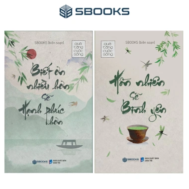 Sách Combo 2 Cuốn Biết Ơn Nhiều Hơn Hạnh Phúc Hơn và Hồn Nhiên Bình Yên - SBOOKS 156k