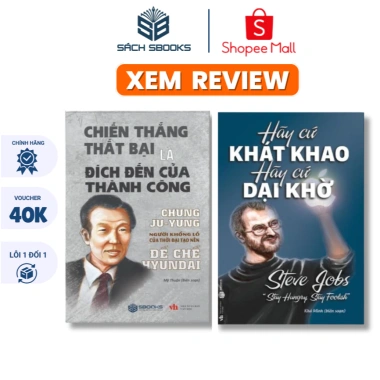 Sách Combo 2 cuốn Chiến Thắng Thất Bại và Hãy Cứ Khát Khao - Giá ưu đãi 236.000 VND khuyến mãi SBOOKS