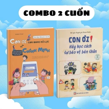 Sách Combo 2 Cuốn Con Ơi Con Đang Nỗ Lực & Học Tự Bảo Vệ - Giá ưu đãi 89.000₫