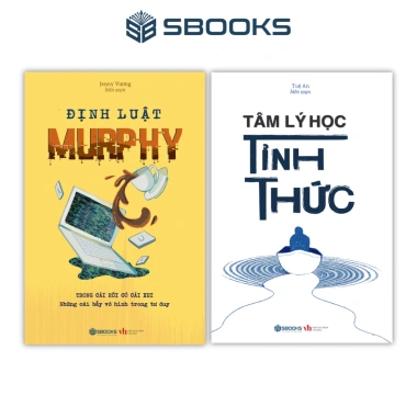 Sách Combo 2 cuốn Định Luật Murphy + Tâm Lý Học Tỉnh Thức giá chỉ 99.000đ SBOOKS