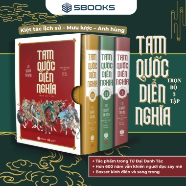 Sách Combo 3 Cuốn Tam Quốc Diễn Nghĩa Bản Đặc Biệt - Chỉ 299.000đ SBOOKS OFFICIAL