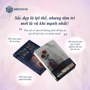 Sách Combo 4 cuốn Tâm Kế Phụ Nữ - Hãy Yêu Bằng Lý Trí, Phụ Nữ Khí Chất Sẽ Tự Có, Sức Mạnh Của Sự Dịu Dàng - Giá 299.000đ - SBOOKS 6