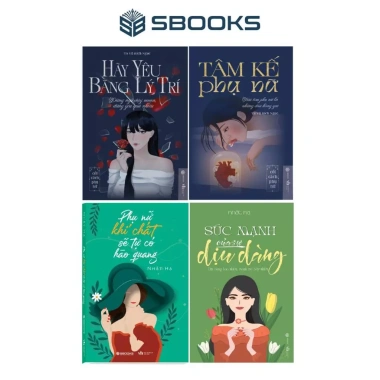 Sách Combo 4 cuốn Tâm Kế Phụ Nữ - Hãy Yêu Bằng Lý Trí, Phụ Nữ Khí Chất Sẽ Tự Có, Sức Mạnh Của Sự Dịu Dàng - Giá 299.000đ - SBOOKS 9