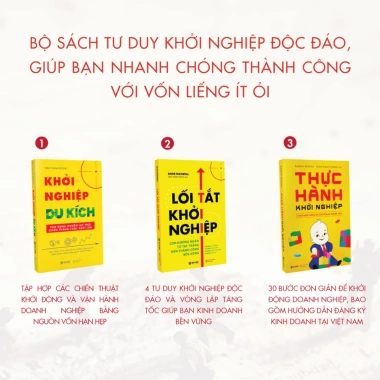 Sách Combo Khởi Nghiệp Du Kích Kinh Doanh Ít Vốn, Bắt Đầu Vốn Hạn Hẹp 129.000 2