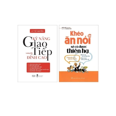 Sách Combo Kỹ Năng Giao Tiếp + Khéo Ăn Nói - Bộ 2 Cuốn Giá 249.000đ 2 Sách Combo Kỹ Năng Giao Tiếp + Khéo Ăn Nói - Bộ 2 Cuốn Giá 249.000đ 2