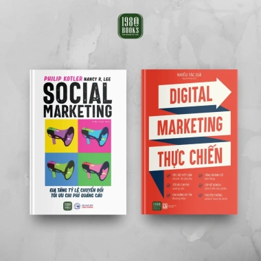 Sách Combo Social Marketing và Digital Marketing Thực Chiến - Tăng Chuyển Đổi, Tối Ưu Chi Phí Quảng Cáo - Giá Đãi 272K