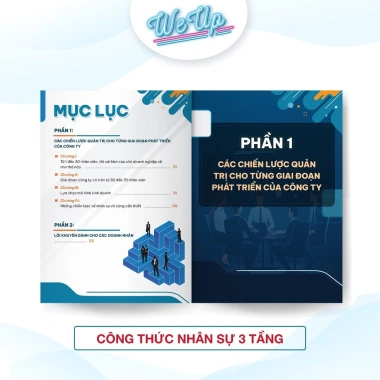 Sách Công Thức Nhân Sự 3 Tầng - Doanh Nghiệp Tinh Gọn, Sếp Nhẹ Đầu, Chỉ 159k