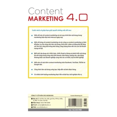 Sách Content Marketing 4.0 - Nội Dung Hay, Bán Bay Kho Hàng, Giảm Giá 20%
