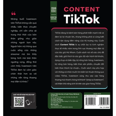 Sách Content TikTok Hà Nham - Bí quyết nội dung viral, tăng follower, giá chỉ 109.500đ 2