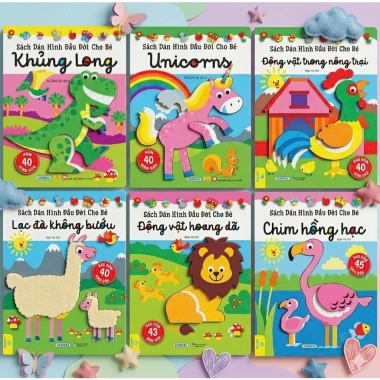 Sách Dán Hình Đầu Đời Cho Bé - Phát Triển Tư Duy, Giá Ưu Đãi 72.000đ ndbooks