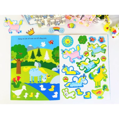 Sách Dán Hình Đầu Đời Cho Bé - Phát Triển Tư Duy, Giá Ưu Đãi 72.000đ ndbooks 8 Sách Dán Hình Đầu Đời Cho Bé - Phát Triển Tư Duy, Giá Ưu Đãi 72.000đ ndbooks 8