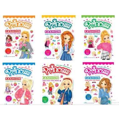 Sách Dán Hình Thông Minh Princess Fashion - Công Chúa Thời Trang bé 3-8 tuổi, giảm 48.000 VND 3