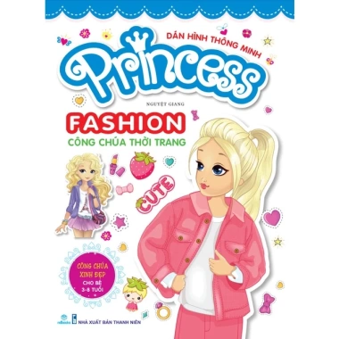 Sách Dán Hình Thông Minh Princess Fashion - Công Chúa Thời Trang bé 3-8 tuổi, giảm 48.000 VND 4