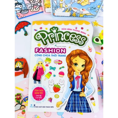 Sách Dán Hình Thông Minh Princess Fashion - Công Chúa Thời Trang bé 3-8 tuổi, giảm 48.000 VND 8