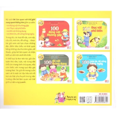 Sách Đặng Thiên Sơn Bé làm quen thế giới xung quanh bằng thơ - 100 thực vật phổ biến, giá 14.000 VND