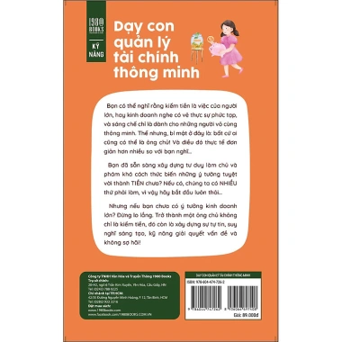 Sách Dạy Con Quản Lý Tài Chính Thông Minh – Phương Pháp Đơn Giản, Giá 78.320₫ 2