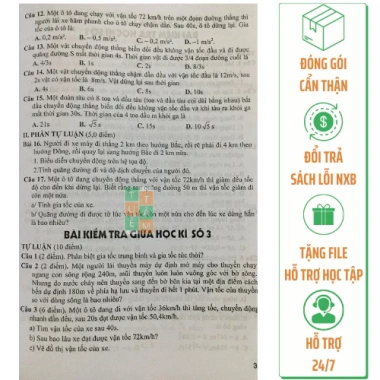 Sách Đề kiểm tra đánh giá Vật lí 10 – Kết nối tri thức với cuộc sống, giảm giá 21%