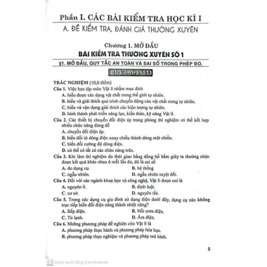 Sách Đề Kiểm Tra Đánh Giá Vật Lý Lớp 10 - Bám Sát SGK, Kết Nối Tri Thức Với Cuộc Sống, Giá Ưu Đãi 61,620 VNĐ 3