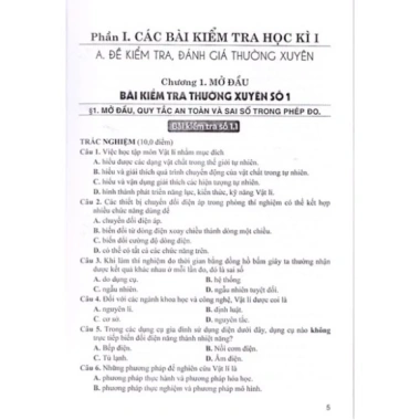 Sách Đề Kiểm Tra Vật Lý 10 - Đánh Giá Toàn Diện, Giá 79.000 VNĐ, Kết Nối Tri Thức