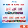 Sách đề ôn thi 10 môn Toán, Học, Ngữ Văn, Tiếng Anh, Khoa học tự nhiên - MoonBook giá ưu đãi 135.000₫