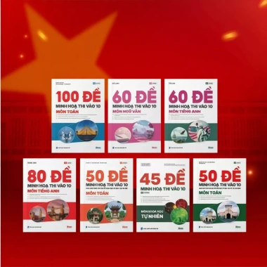 Sách đề ôn thi 10 môn Toán, Học, Ngữ Văn, Tiếng Anh, Khoa học tự nhiên - MoonBook giá ưu đãi 135.000₫ 7