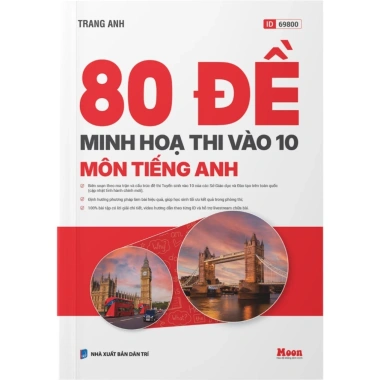 Sách đề ôn thi 10 môn Toán, Học, Ngữ Văn, Tiếng Anh, Khoa học tự nhiên - MoonBook giá ưu đãi 135.000₫ 15