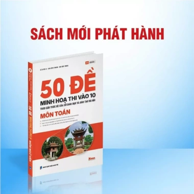 Sách đề ôn thi 10 môn Toán, Học, Ngữ Văn, Tiếng Anh, Khoa học tự nhiên - MoonBook giá ưu đãi 135.000₫ 18