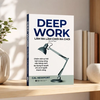 Sách Deep Work - Bí quyết làm việc sâu, thành công trong môi trường xao nhãng, chỉ 127k