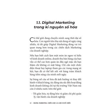 Sách Digital Marketing Chiến Lược Là Lược Đi Để Chiến Kira giá ưu đãi 113.980 VND, học ngay