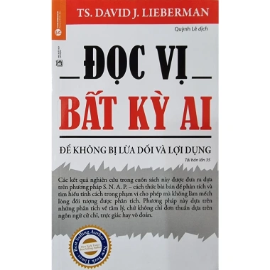 Sách Đọc Vị Bất Kỳ Ai Tái Bản - Bí quyết đọc hiểu người khác giảm giá 98.100 VND