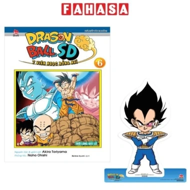 Sách Dragon Ball SD Tập 6 Trời Long Đất Lở - 7 Viên Ngọc Rồng Nhí kèm Standee, Giá ưu đãi 75.000₫