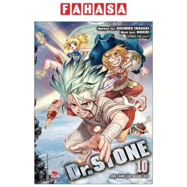Sách Dr.STONE Tập 10 Đôi Cánh Của Nhân Loại - Giá ưu đãi 30.000 VNĐ, manga full màu 2 Sách Dr.STONE Tập 10 Đôi Cánh Của Nhân Loại - Giá ưu đãi 30.000 VNĐ, manga full màu 2