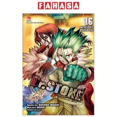 Sách Dr.STONE Tập 16 Medusa VS Khoa Học - Giá chỉ 30.000đ, giảm từ 37.800đ
