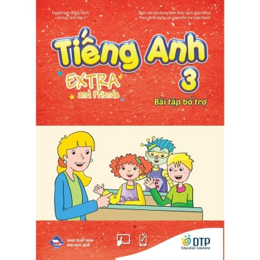Sách DTPbooks Bài tập bổ trợ Tiếng Anh 3 Extra and Friends - Giá chỉ 89.000 VND Sách DTPbooks Bài tập bổ trợ Tiếng Anh 3 Extra and Friends - Giá chỉ 89.000 VND