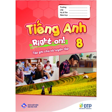 Sách DTPbooks Tiếng Anh 8 Right On! Trọn Bộ SB WB NB - Giá Ưu Đãi 168k 8