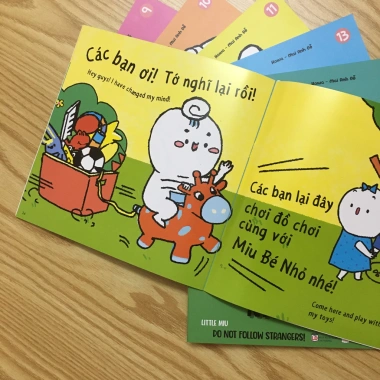 Sách Ehon Kỹ Năng Sống Song Ngữ Miu Bé Nhỏ Miu Tự Lập cho Trẻ 1-6 tuổi Giá Ưu Đãi 239k