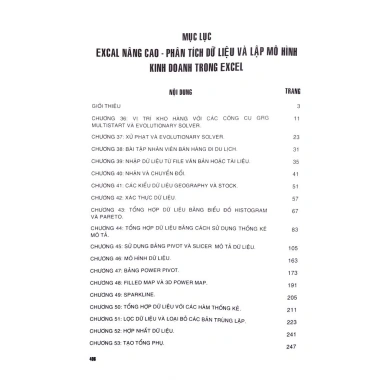 Sách Excel Nâng Cao: Phân Tích Dữ Liệu & Lập Mô Hình Kinh Doanh - Giá ưu đãi 153.120 VND 3