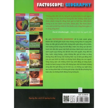 Sách Factoscope Geography Sinh Quyển 2 - Kiến thức địa lý toàn diện, giảm còn 28.800đ