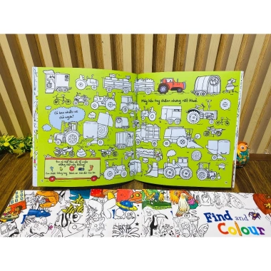 Sách Find and Colour - Quarto Group Bản Quyền USA, Giá Ưu Đãi 76.800 VNĐ | ndbooks