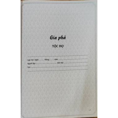 Sách Gia Phả Dòng Tộc bìa cứng tái bản - Giá ưu đãi 88.000 VNĐ, chất lượng cao 5 Sách Gia Phả Dòng Tộc bìa cứng tái bản - Giá ưu đãi 88.000 VNĐ, chất lượng cao 5
