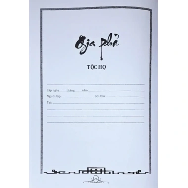 Sách Gia Phả Dòng Tộc bìa cứng tái bản - Giá ưu đãi 88.000 VNĐ, chất lượng cao