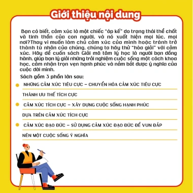 Sách Giải Mã Tâm Lý Học - Nhận Diện và Kiểm Soát Cảm Xúc Tiêu Cực Như Chuyên Gia