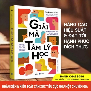 Sách Giải Mã Tâm Lý – Kiểm Soát Cảm Xúc Tiêu Cực, NXB Dân Trí, 92k
