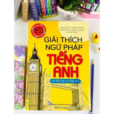 Sách Giải Thích Ngữ Pháp Tiếng Anh kèm Bài Tập và Đáp Án - Giá chỉ 171.600₫