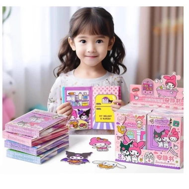 Sách giấy êm ái trẻ em chủ đề Kuromi, giai điệu Lý tưởng, sáng tạo yên tĩnh – Giá 50.600₫ 6