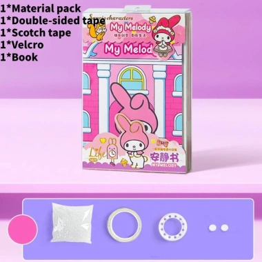 Sách giấy êm ái trẻ em chủ đề Kuromi, giai điệu Lý tưởng, sáng tạo yên tĩnh – Giá 50.600₫ 10