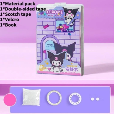 Sách giấy êm ái trẻ em chủ đề Kuromi, giai điệu Lý tưởng, sáng tạo yên tĩnh – Giá 50.600₫ 12
